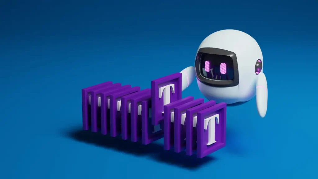 AI robot chooses prompt commands